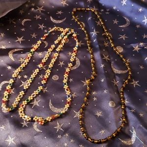 2 bead necklaces